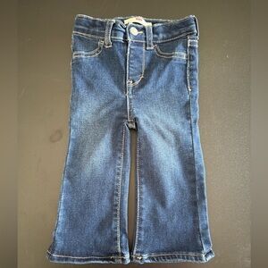 Levi's Blue Flare Wide Leg Jeans